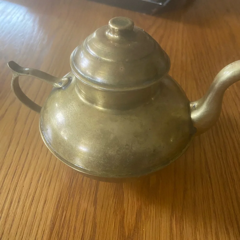 Vintage Brass Teapot